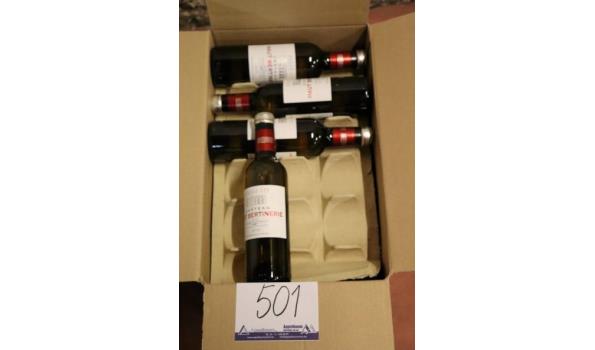 22 flessen à 37,5cl witte wijn Chateau Haut-Bertinerie, Balye, 2018